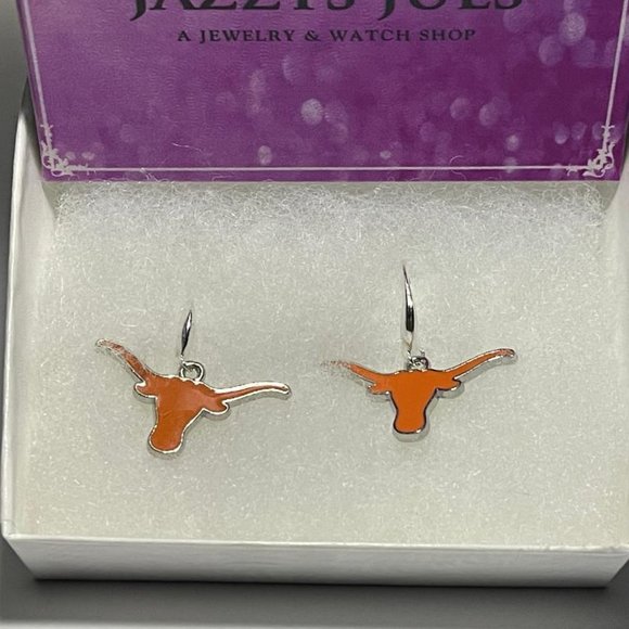 Texas Longhorns NCAA Fashion Dangle Earrings NEW!!! - Picture 2 of 4